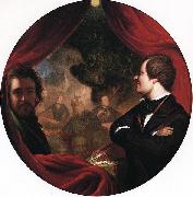 William James Hubard Mann S. Valentine and the Artist Spain oil painting artist